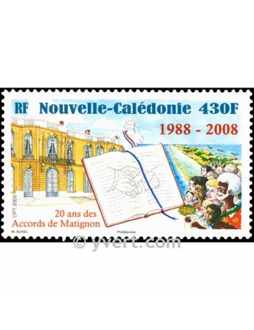 n° 1037 -  Timbre Nelle-Calédonie Poste 2