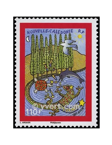 n° 1059 -  Timbre Nelle-Calédonie Poste 2