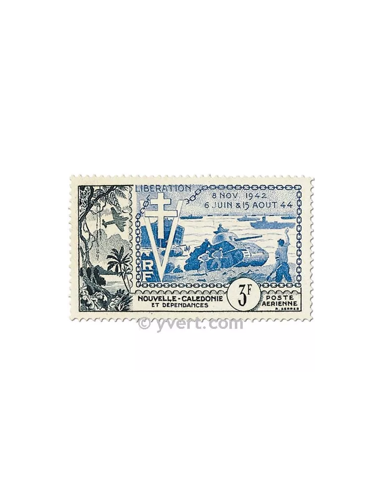 n° 65 -  Timbre Nelle-Calédonie Poste aérienne