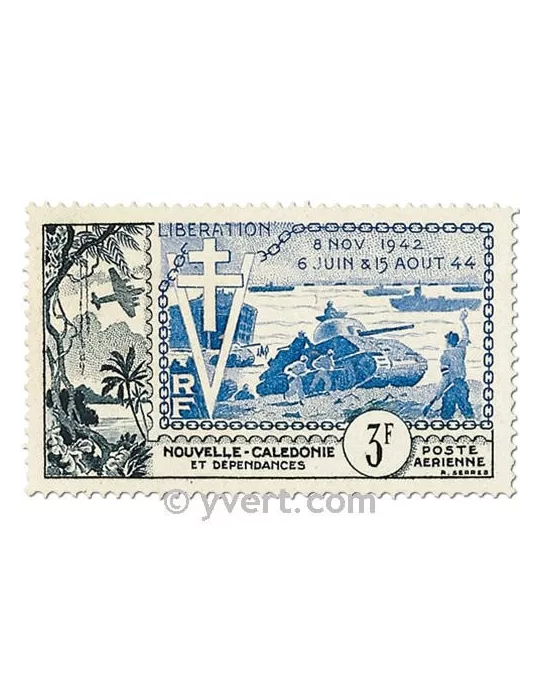n° 65 -  Timbre Nelle-Calédonie Poste aérienne