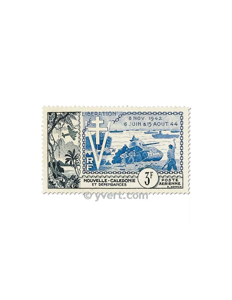 n° 65 -  Timbre Nelle-Calédonie Poste aérienne