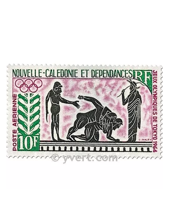 n° 76 -  Timbre Nelle-Calédonie Poste aérienne