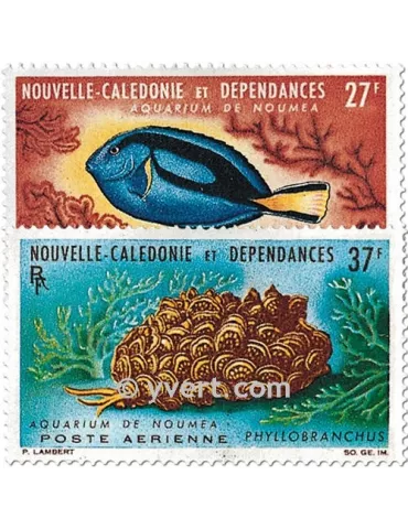 n° 77/78 -  Timbre Nelle-Calédonie Poste aérienne 2