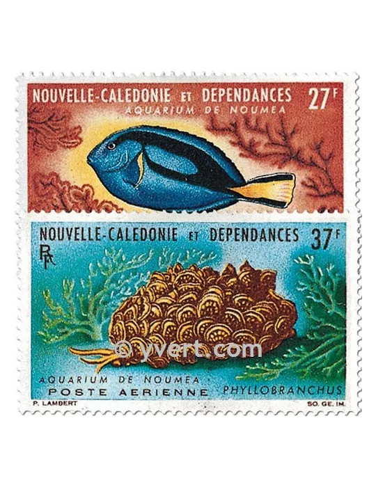 n° 77/78 -  Timbre Nelle-Calédonie Poste aérienne