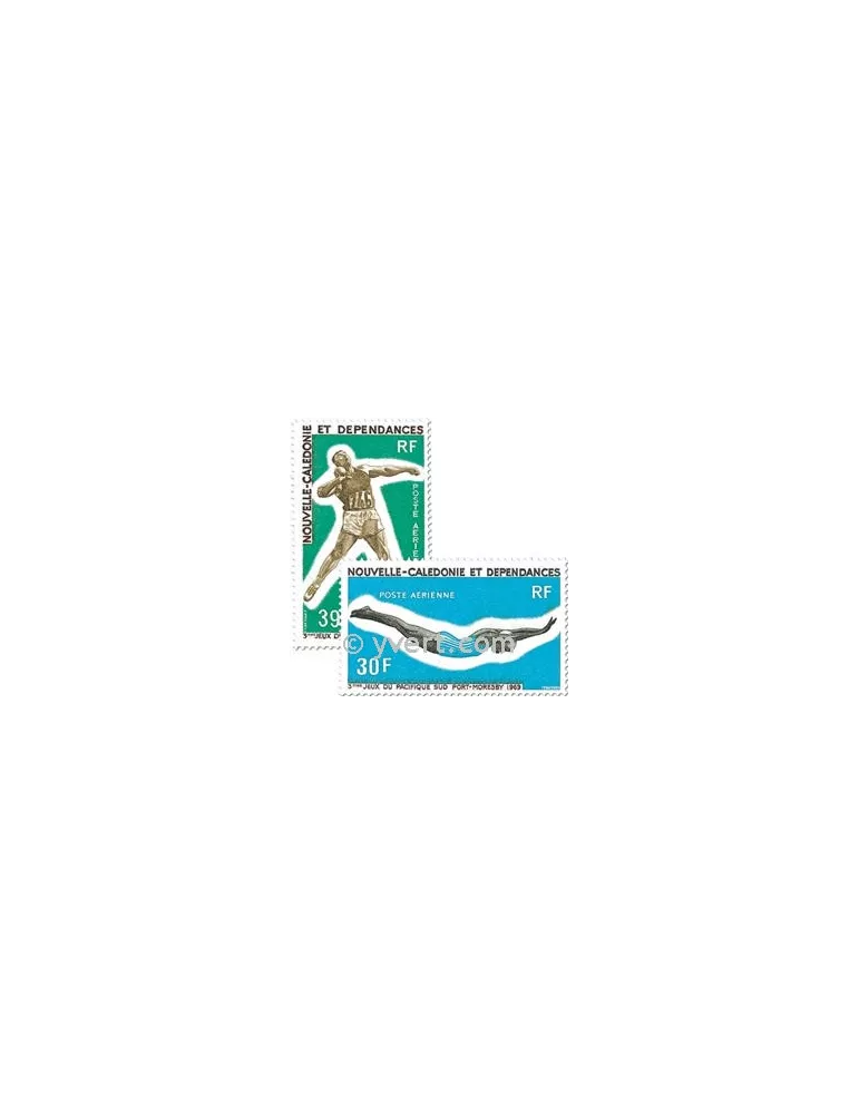 n° 106/107 -  Timbre Nelle-Calédonie Poste aérienne