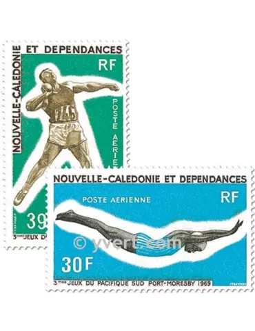 n° 106/107 -  Timbre Nelle-Calédonie Poste aérienne 2