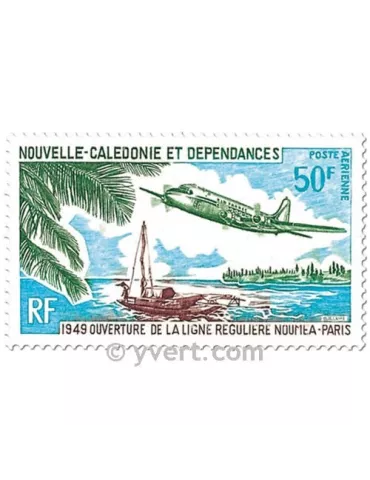 n° 109 -  Timbre Nelle-Calédonie Poste aérienne 2
