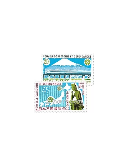 n° 117/118 -  Timbre Nelle-Calédonie Poste aérienne