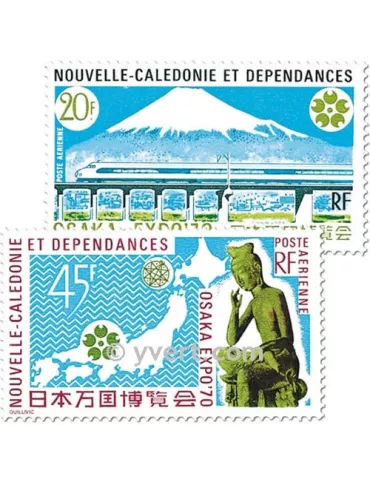n° 117/118 -  Timbre Nelle-Calédonie Poste aérienne 2