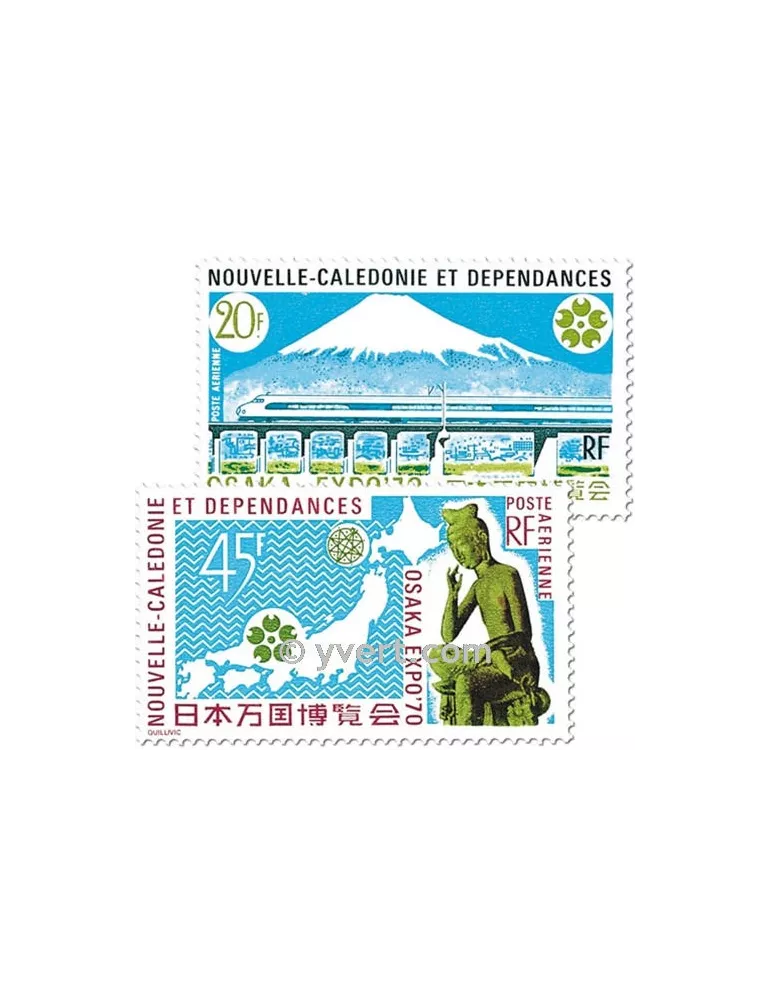 n° 117/118 -  Timbre Nelle-Calédonie Poste aérienne