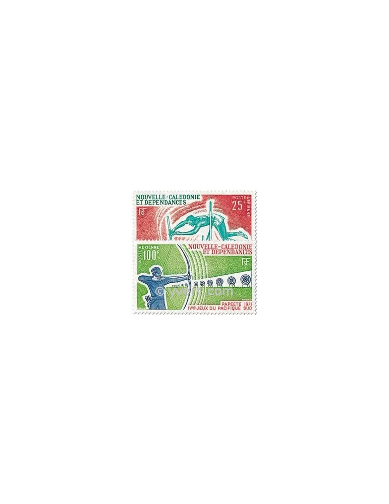 n° 122/123 -  Timbre Nelle-Calédonie Poste aérienne