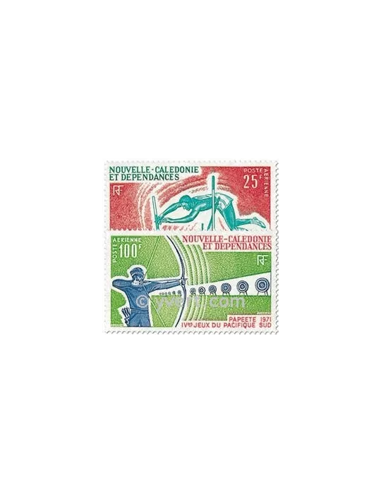 n° 122/123 -  Timbre Nelle-Calédonie Poste aérienne