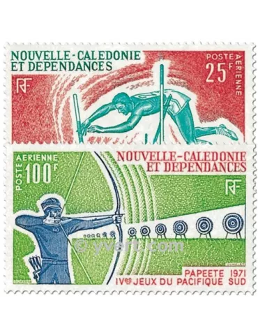n° 122/123 -  Timbre Nelle-Calédonie Poste aérienne 2