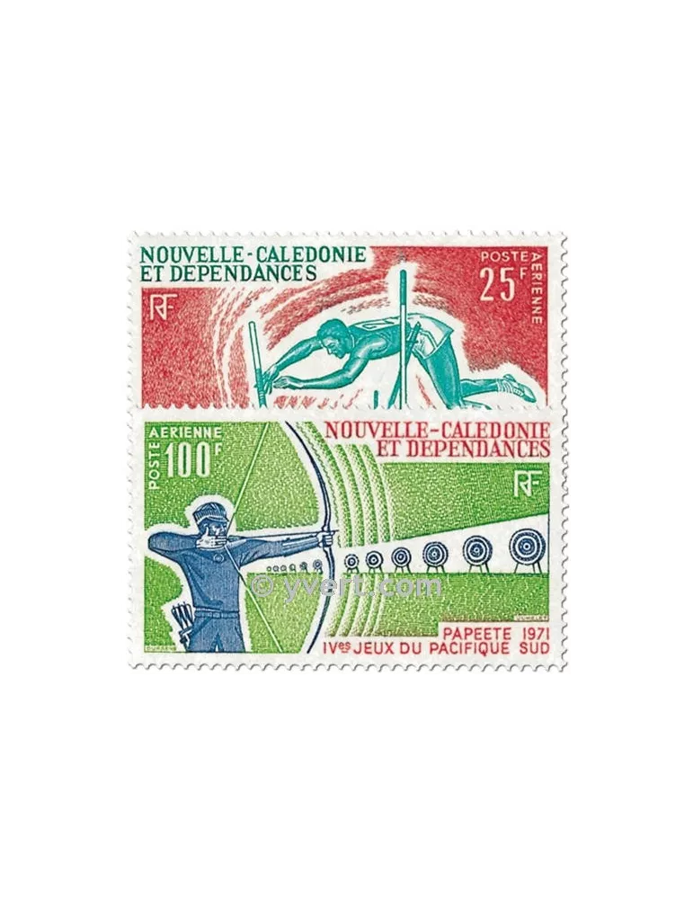 n° 122/123 -  Timbre Nelle-Calédonie Poste aérienne
