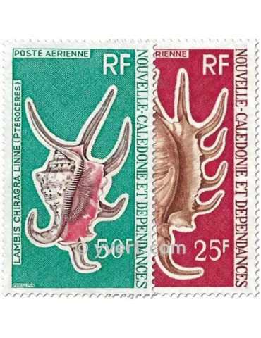 n° 129/130 -  Timbre Nelle-Calédonie Poste aérienne 2