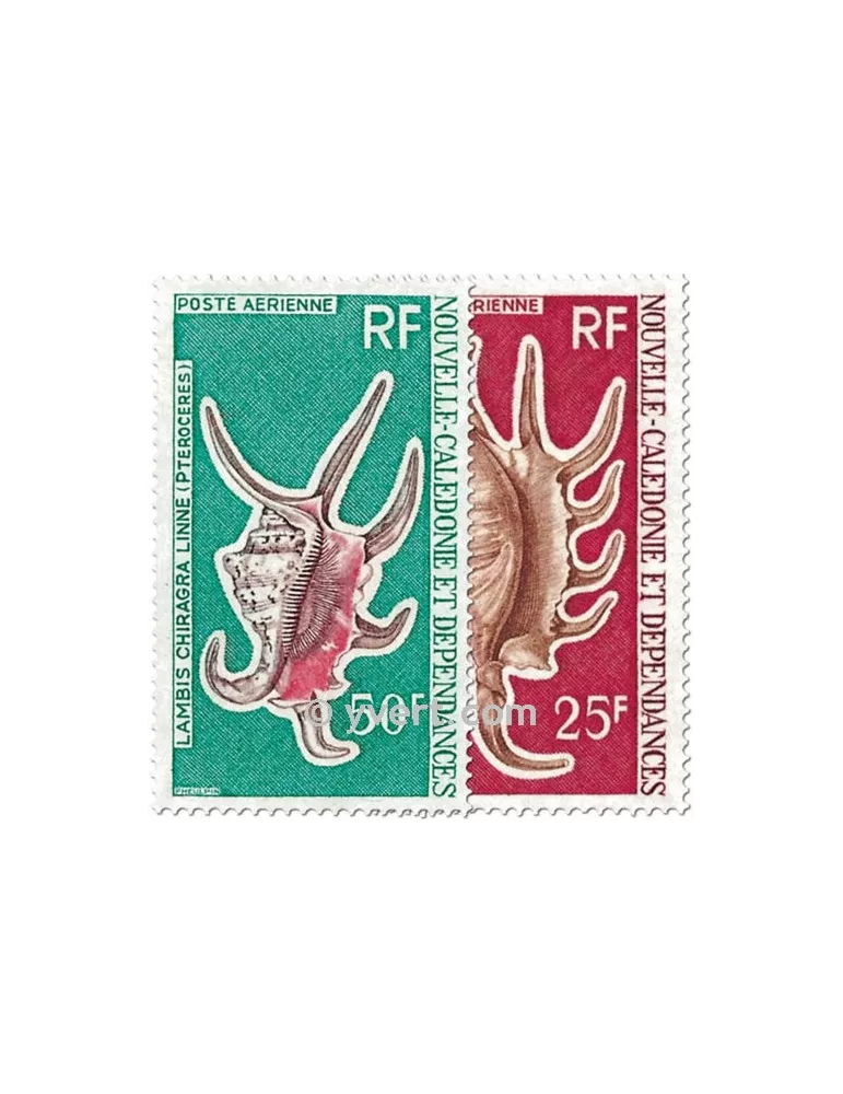 n° 129/130 -  Timbre Nelle-Calédonie Poste aérienne