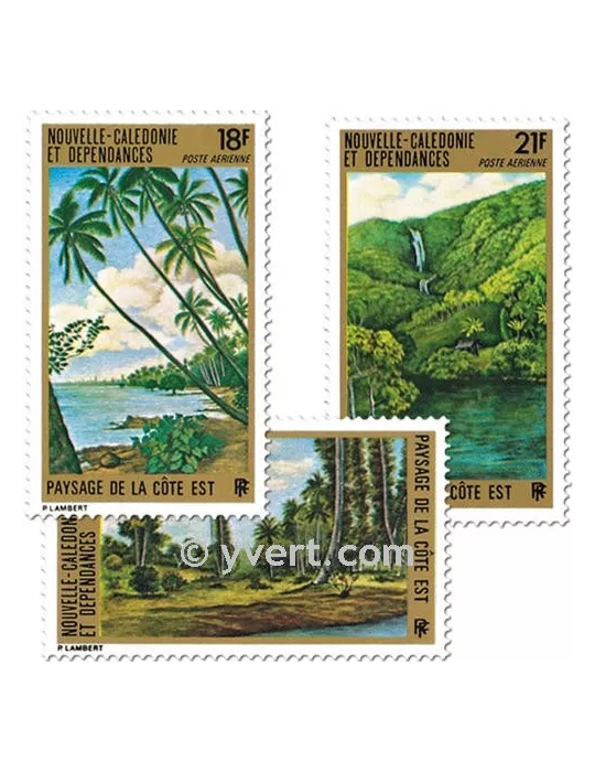 n° 135/137 -  Timbre Nelle-Calédonie Poste aérienne
