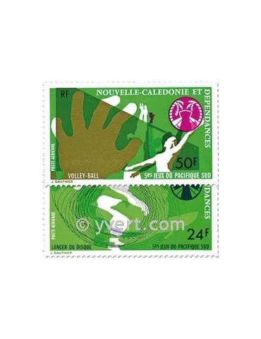 n° 167/168 -  Timbre Nelle-Calédonie Poste aérienne