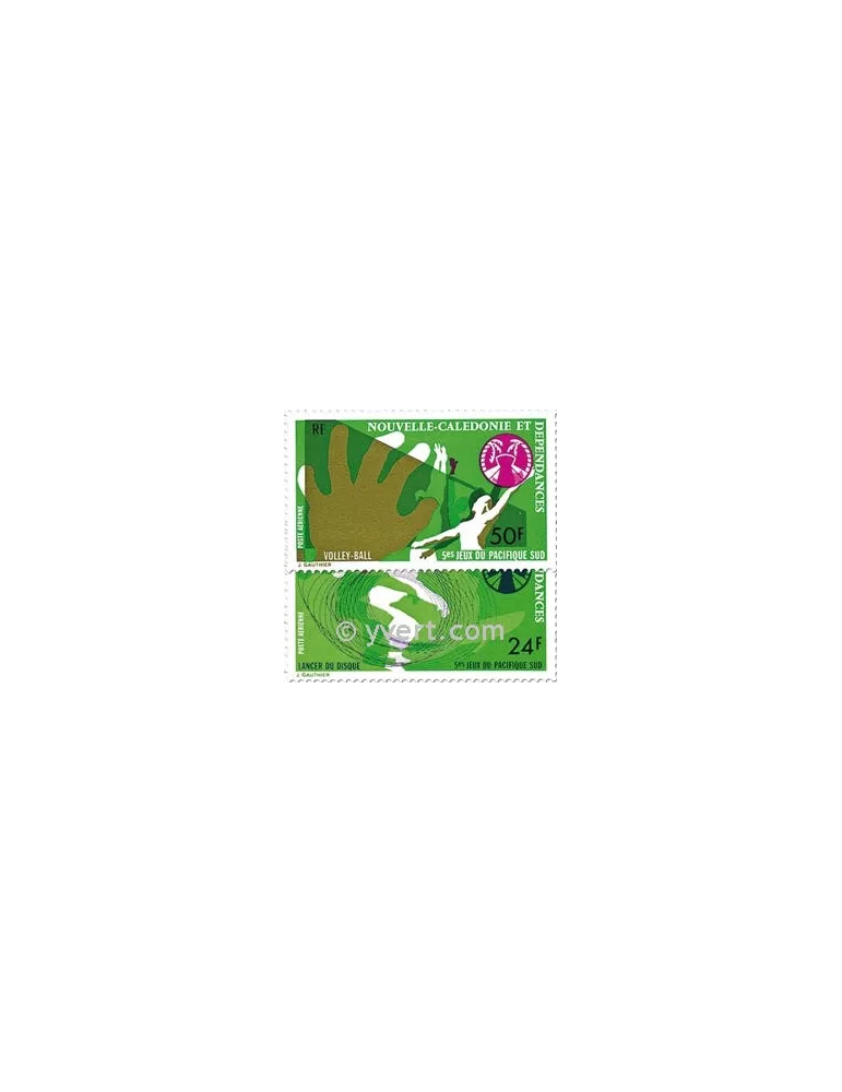 n° 167/168 -  Timbre Nelle-Calédonie Poste aérienne
