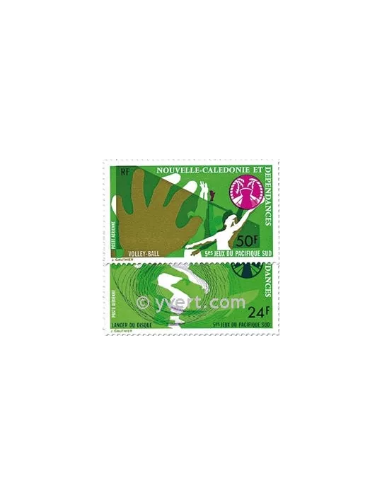 n° 167/168 -  Timbre Nelle-Calédonie Poste aérienne