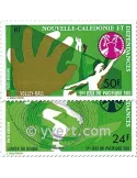 n° 167/168 -  Timbre Nelle-Calédonie Poste aérienne
