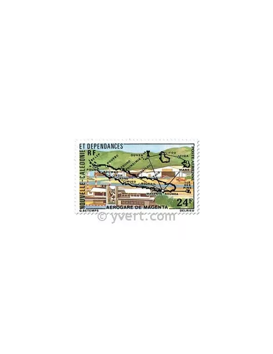 n° 179/180 -  Timbre Nelle-Calédonie Poste aérienne