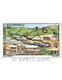 n° 179/180 -  Timbre Nelle-Calédonie Poste aérienne