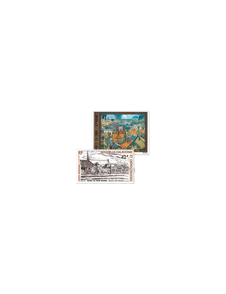 n° 182/183 -  Timbre Nelle-Calédonie Poste aérienne