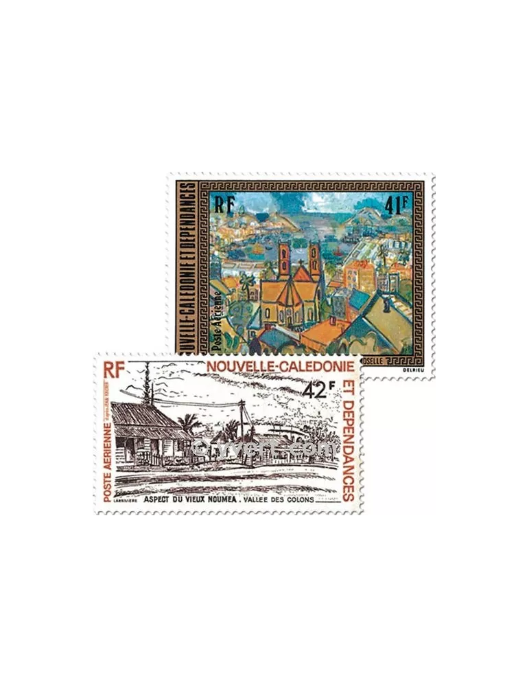 n° 182/183 -  Timbre Nelle-Calédonie Poste aérienne