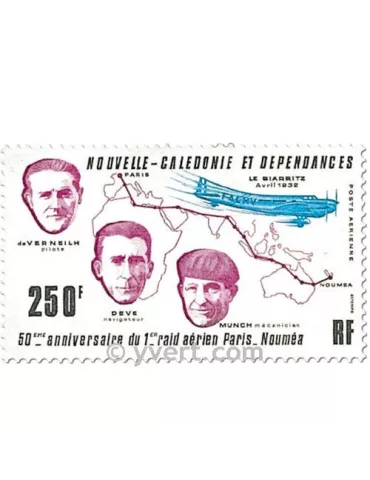 n° 222 -  Timbre Nelle-Calédonie Poste aérienne 2
