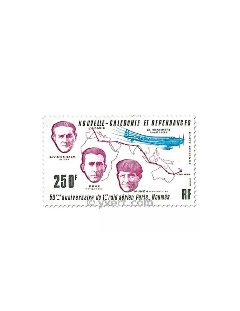 n° 222 -  Timbre Nelle-Calédonie Poste aérienne