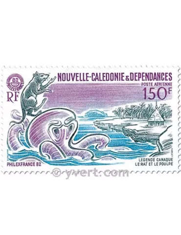n° 224 -  Timbre Nelle-Calédonie Poste aérienne 2