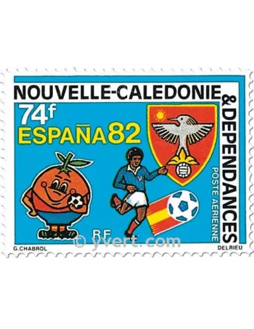 n° 225 -  Timbre Nelle-Calédonie Poste aérienne 2