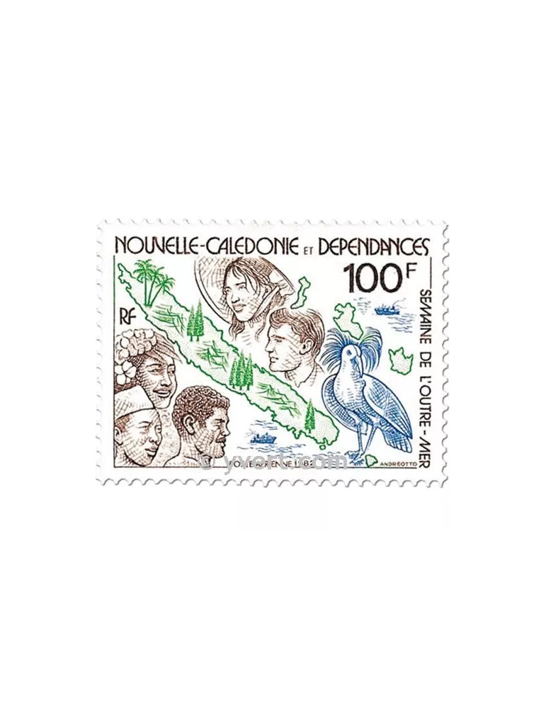 n° 226 -  Timbre Nelle-Calédonie Poste aérienne