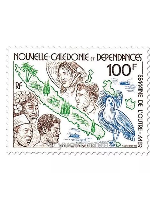 n° 226 -  Timbre Nelle-Calédonie Poste aérienne