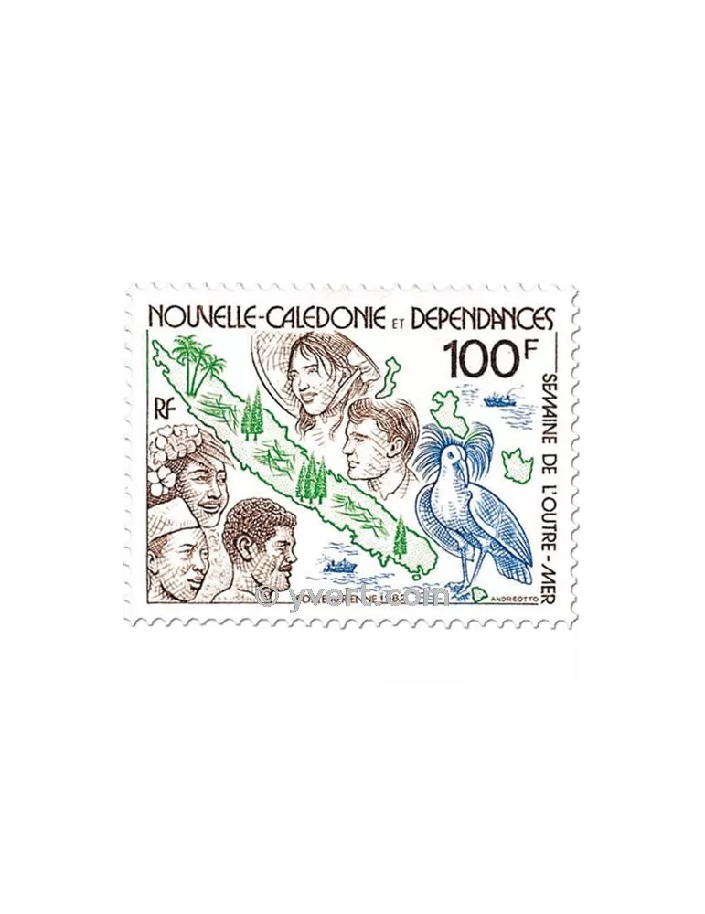 n° 226 -  Timbre Nelle-Calédonie Poste aérienne