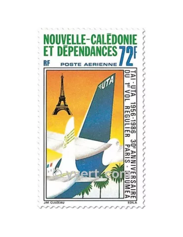 n° 250 -  Timbre Nelle-Calédonie Poste aérienne 2
