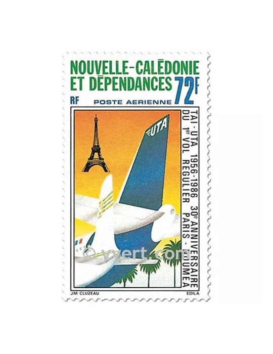 n° 250 -  Timbre Nelle-Calédonie Poste aérienne