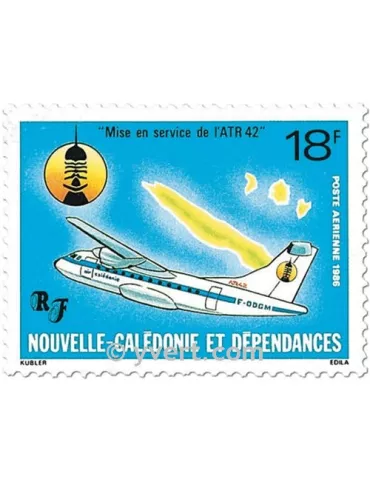n° 252 -  Timbre Nelle-Calédonie Poste aérienne 2