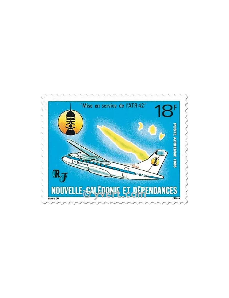 n° 252 -  Timbre Nelle-Calédonie Poste aérienne