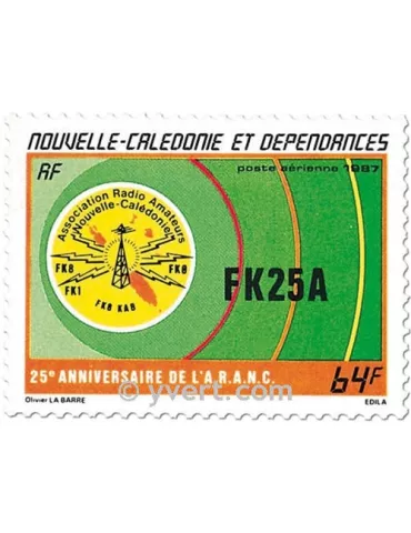 n° 254 -  Timbre Nelle-Calédonie Poste aérienne 2