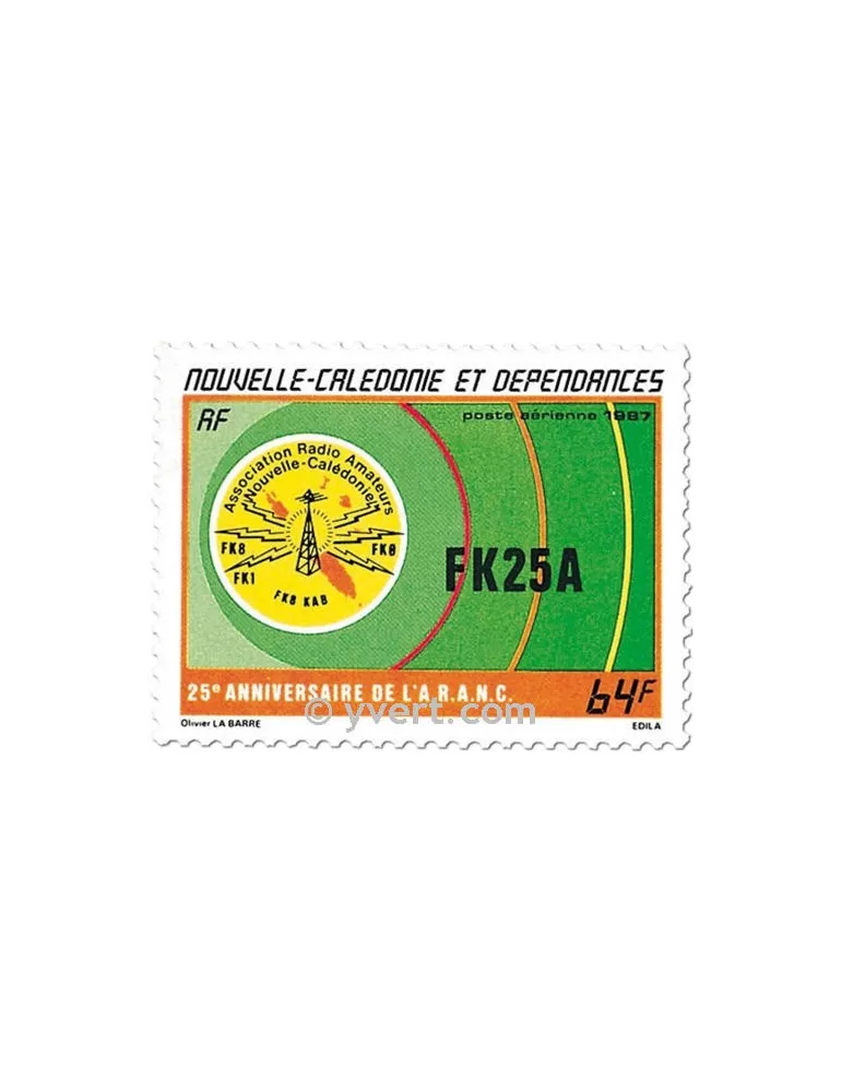 n° 254 -  Timbre Nelle-Calédonie Poste aérienne