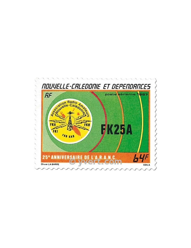 n° 254 -  Timbre Nelle-Calédonie Poste aérienne