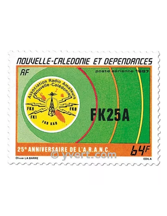 n° 254 -  Timbre Nelle-Calédonie Poste aérienne
