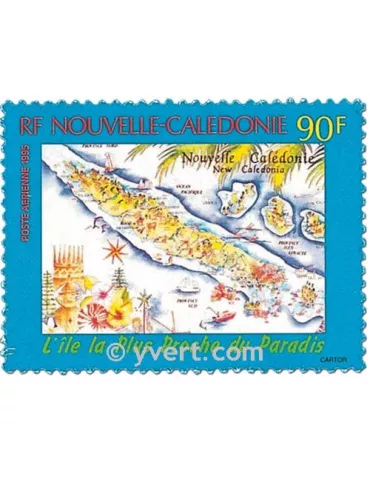 n° 327 -  Timbre Nelle-Calédonie Poste aérienne 2