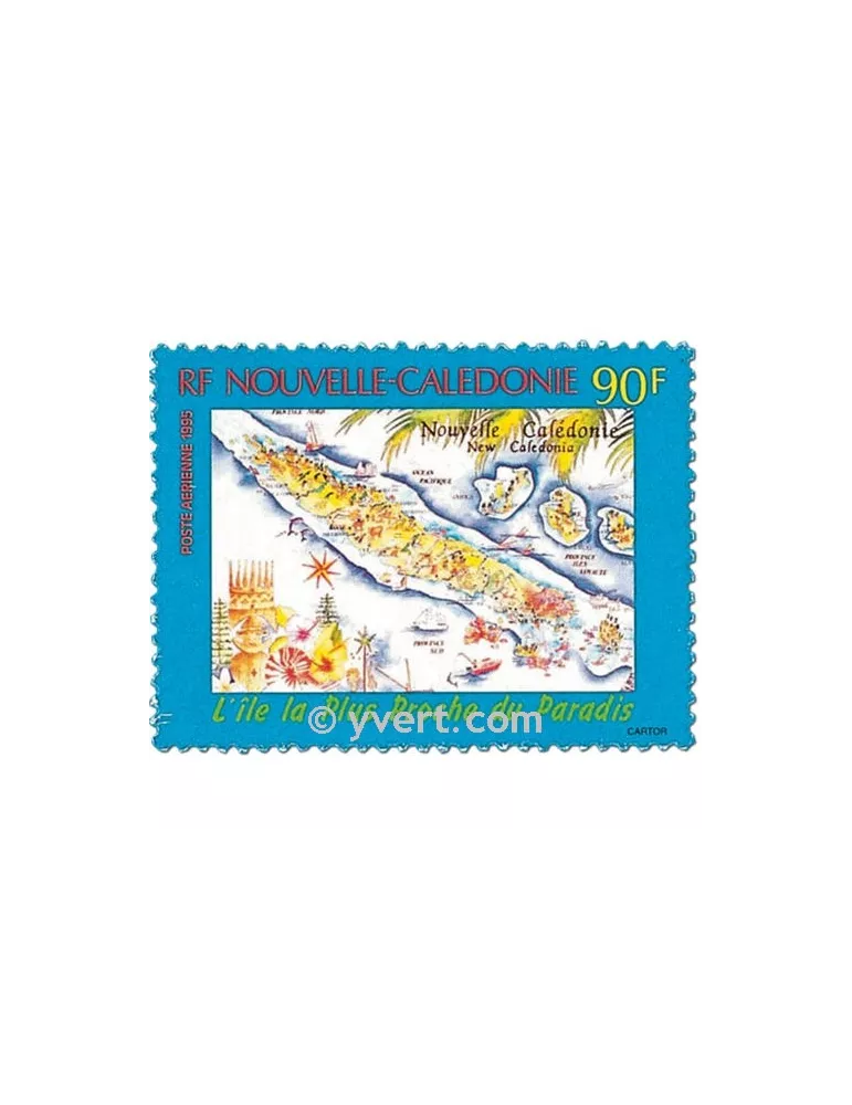 n° 327 -  Timbre Nelle-Calédonie Poste aérienne