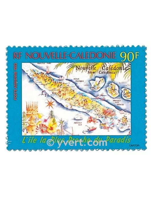 n° 327 -  Timbre Nelle-Calédonie Poste aérienne