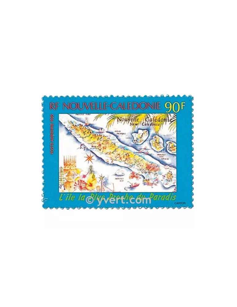 n° 327 -  Timbre Nelle-Calédonie Poste aérienne