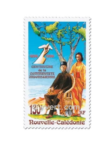 n° 334 -  Timbre Nelle-Calédonie Poste aérienne 2
