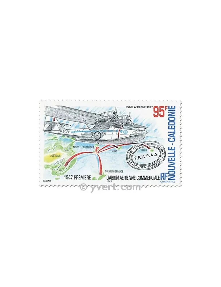 n° 345/346 -  Timbre Nelle-Calédonie Poste aérienne